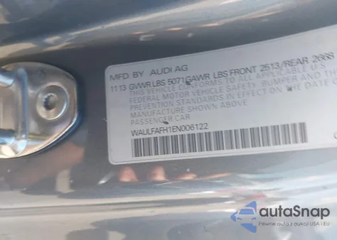 2014 Audi A5 2.0T Premium из США, поврежденный, VIN WAULFAFH1EN006122